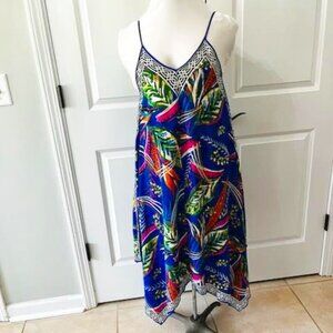 Jealous Tomato Spaghetti Strap V-Neck Dress Women's Small Vacation Beach Resort